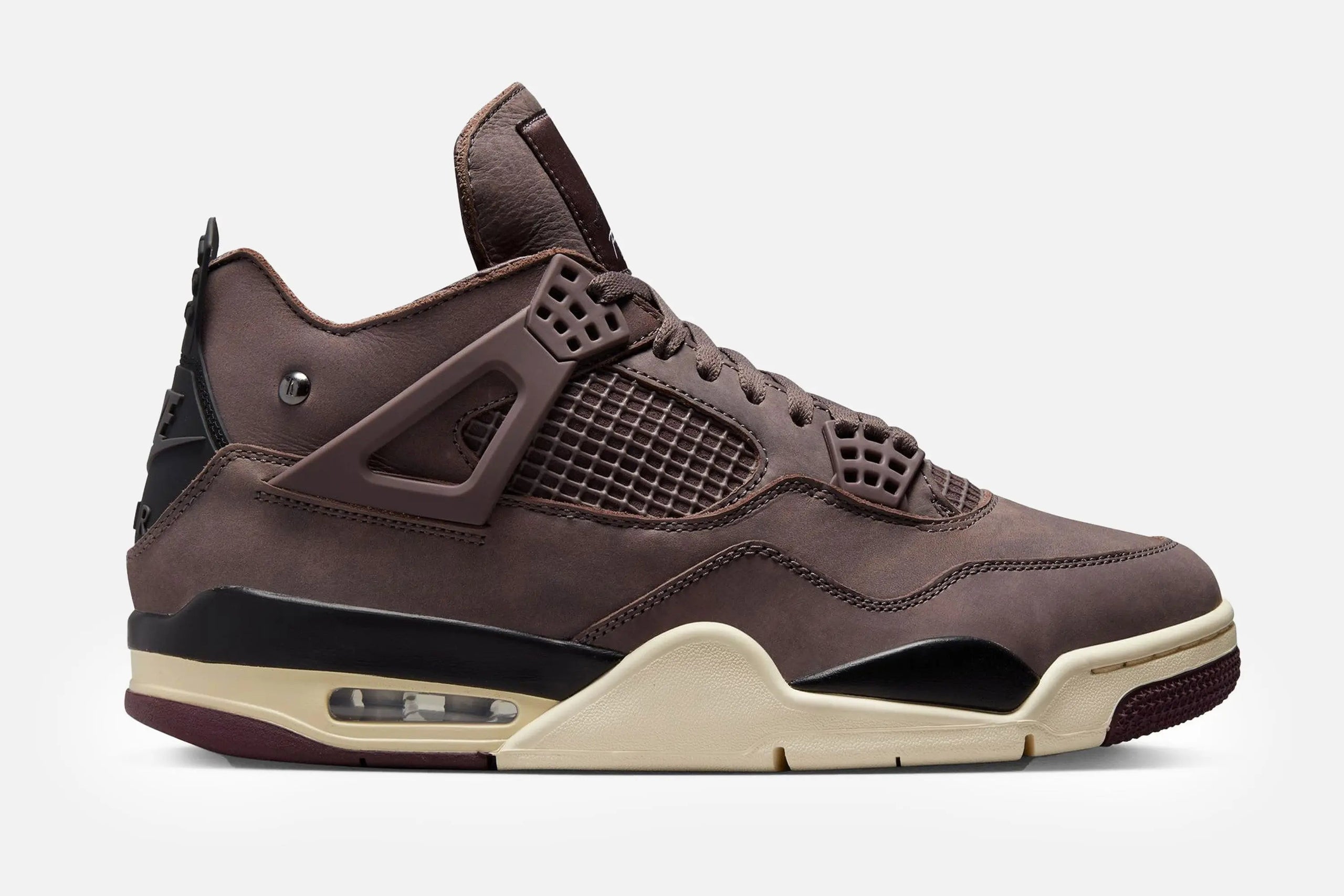 Nike X A Ma Maniere Air Jordan 4 Retro (Violet Ore/Medium Ash-Black-Muslin) - Patta