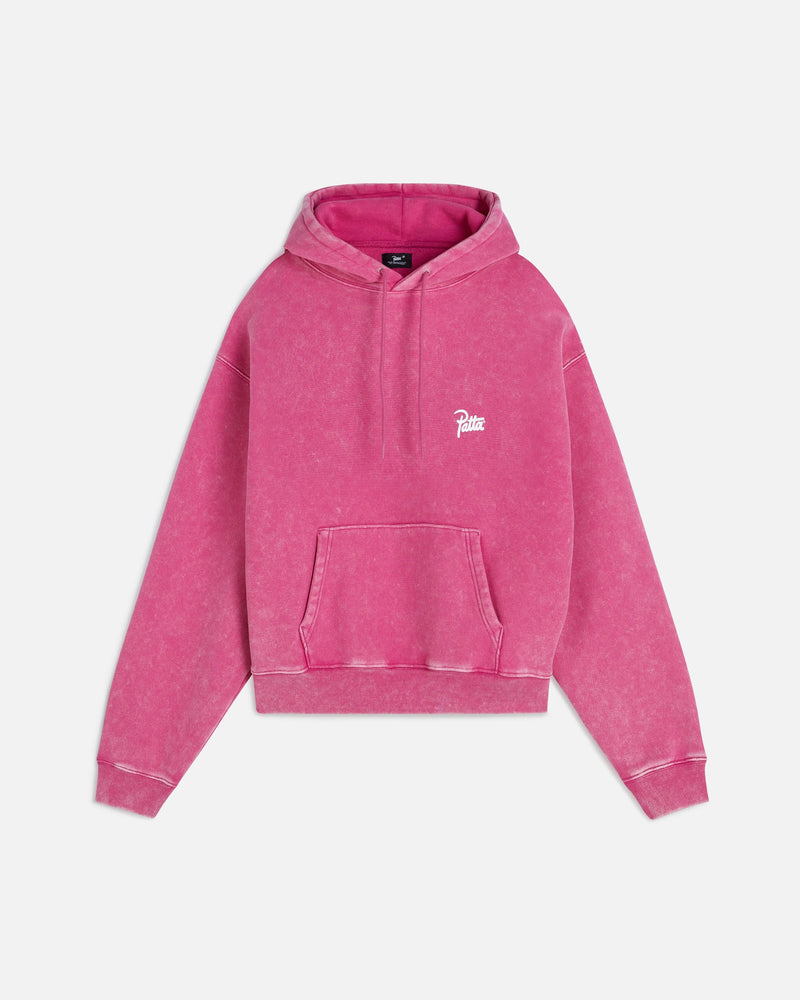 Patta Classic Washed Hooded Sweater (Fuchsia Red) Patta