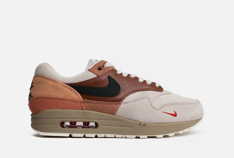 Nike Air Max 1 (Red Bark/Khaki-Terra Blush-Dusty Peach) - Patta