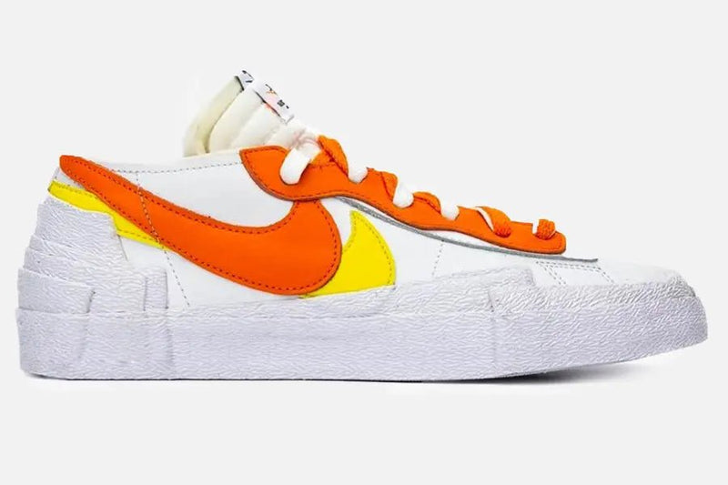 Nike X Sacai Blazer Low (White/Magma Orange-White) - Patta