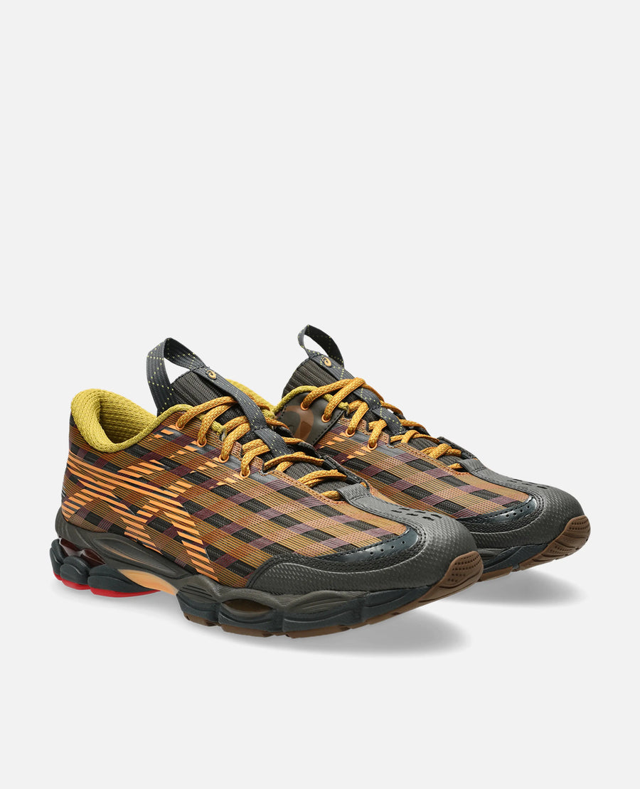 Asics US8-S GEL-SJ33 (BLACK COFFEE/ORANGE LILY) 27