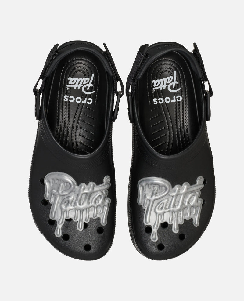 Patta x Crocs Classic EXP Clog (Black) Patta x Crocs