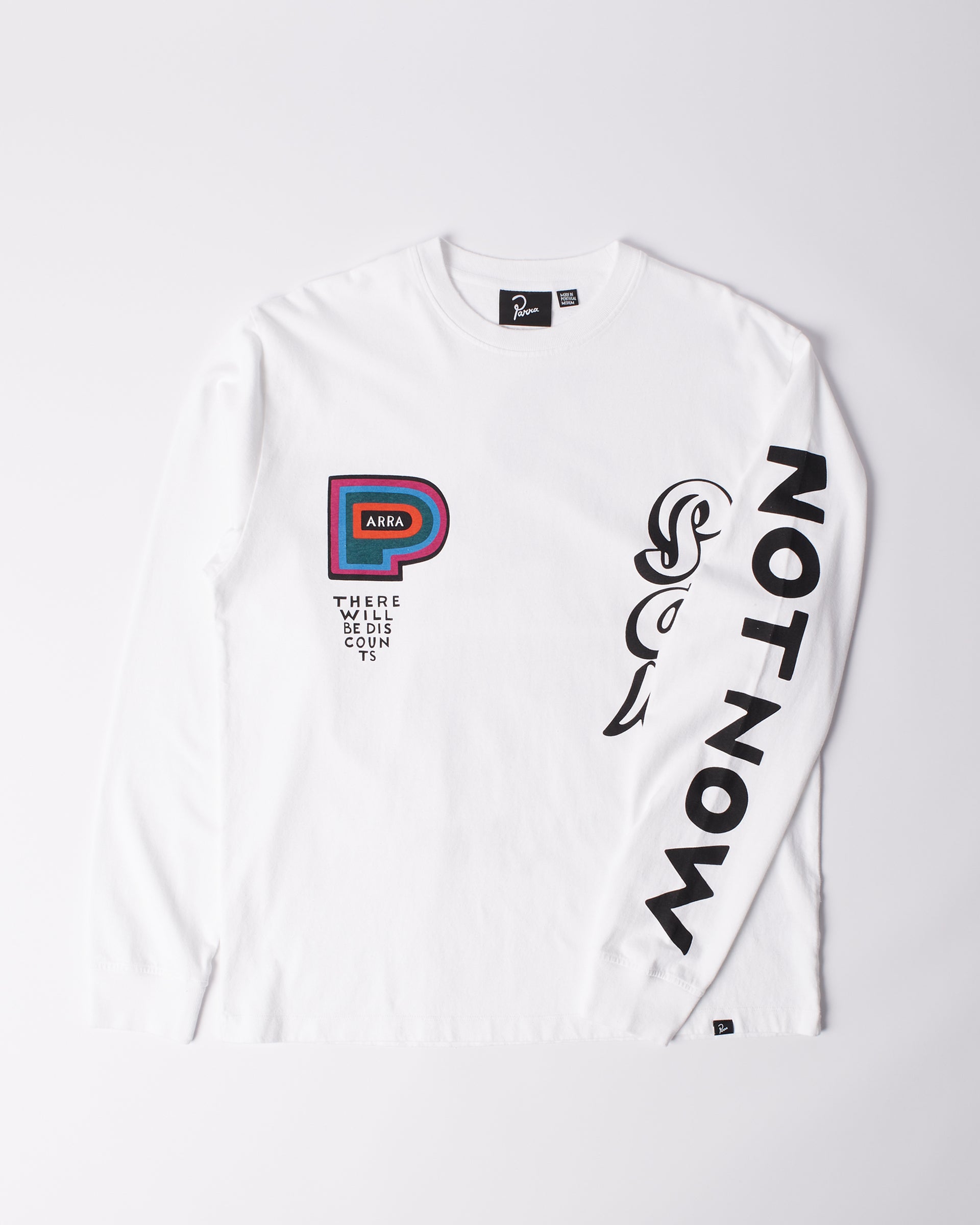ByParra There Will Be Not Long Sleeve t-shirt(White)