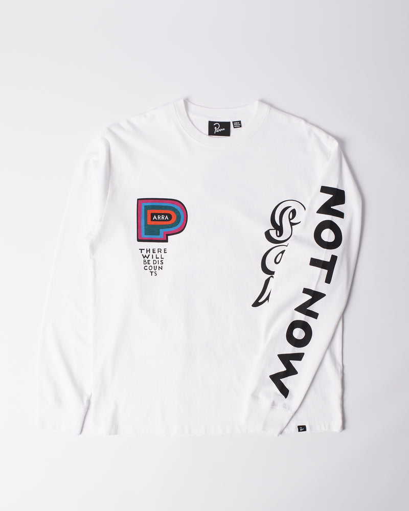 ByParra There Will Be Not Long Sleeve t-shirt(White)