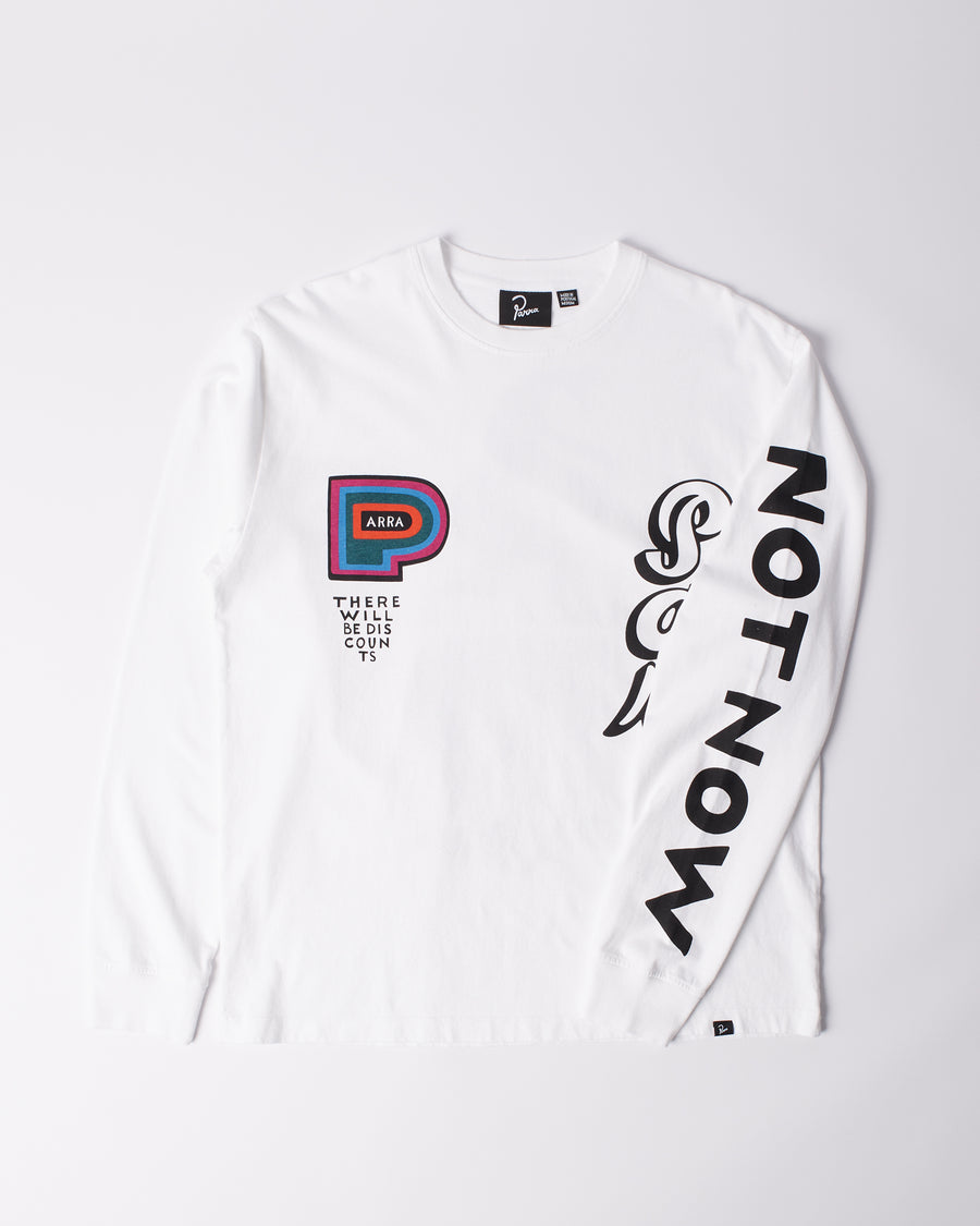 ByParra There Will Be Not Long Sleeve t-shirt(White)