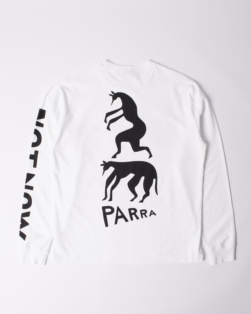 ByParra There Will Be Not Long Sleeve t-shirt(White)