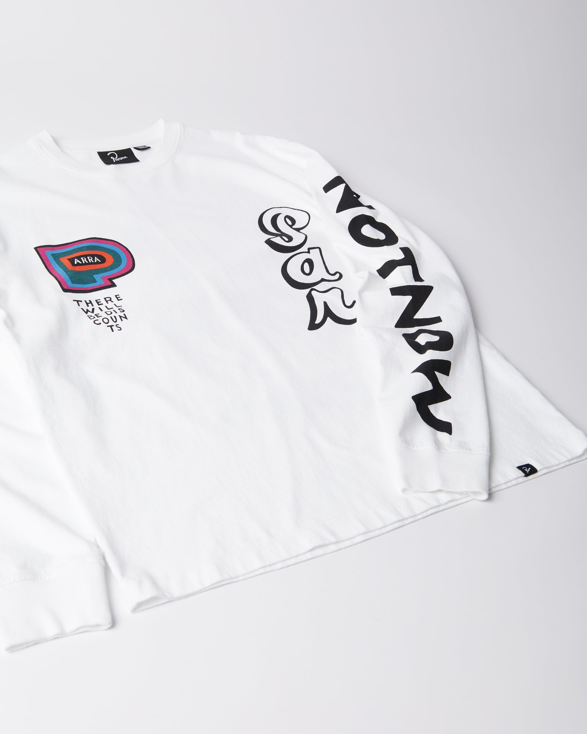 ByParra There Will Be Not Long Sleeve t-shirt(White)