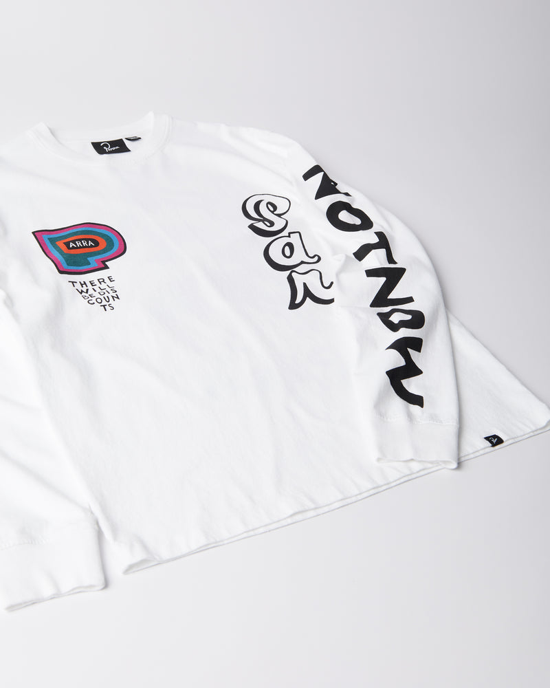 ByParra There Will Be Not Long Sleeve t-shirt(White)