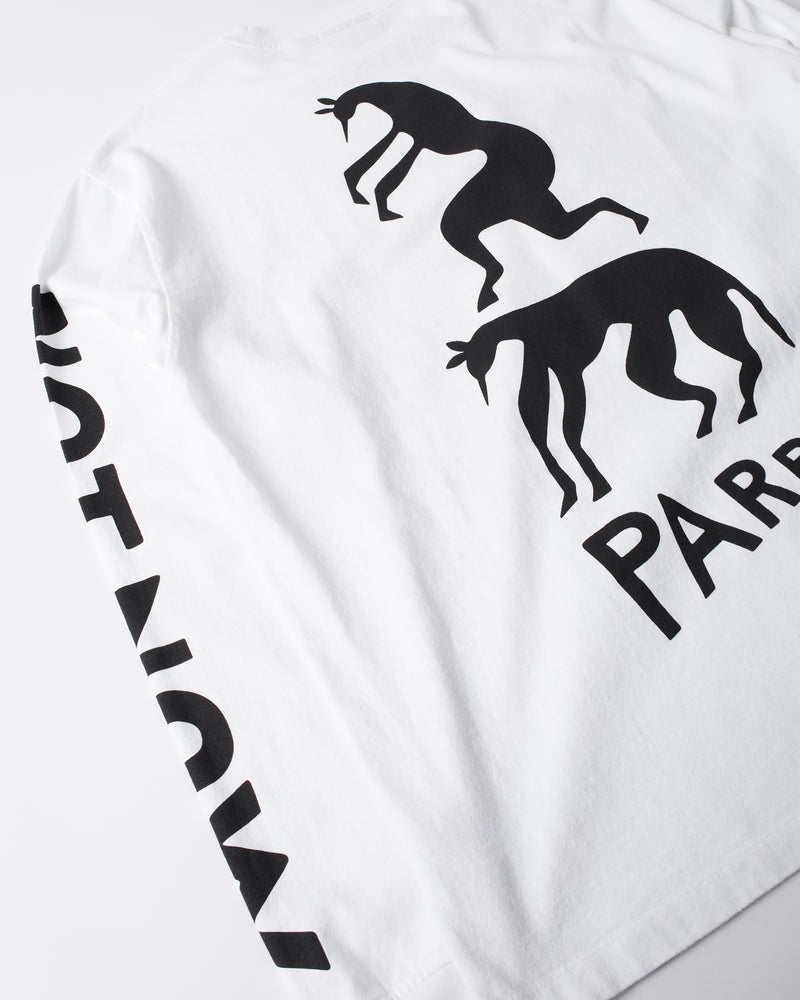 ByParra There Will Be Not Long Sleeve t-shirt(White)