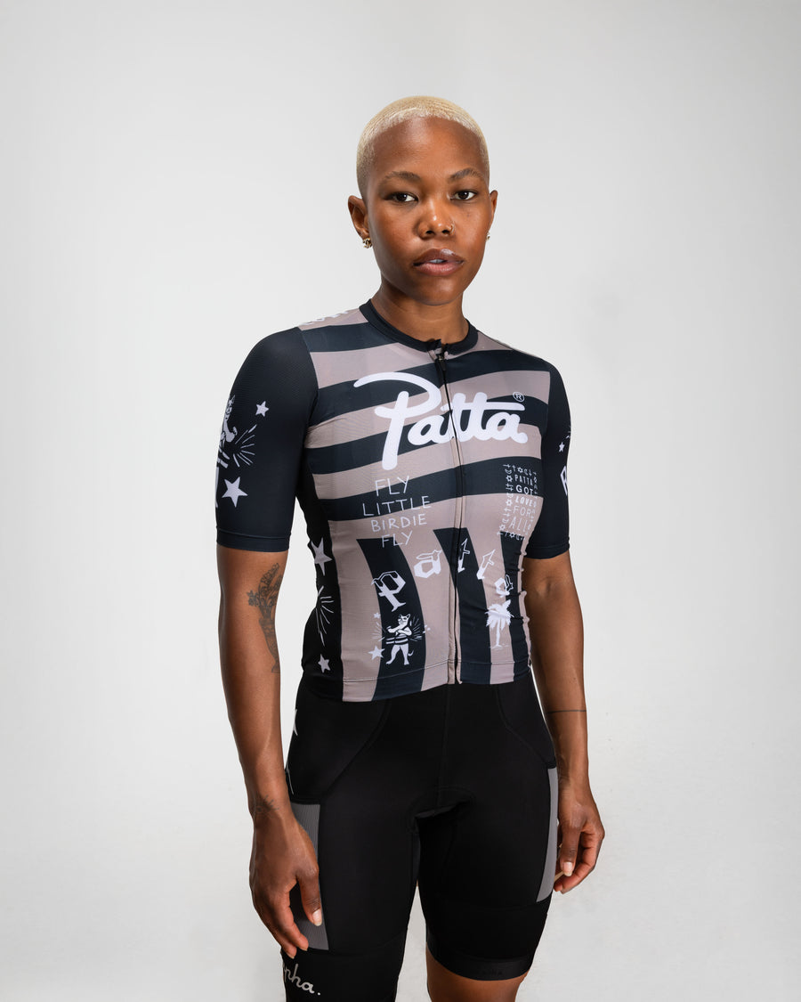 Patta x Rapha Women's Pro Team Training Jersey (Black/Stone)