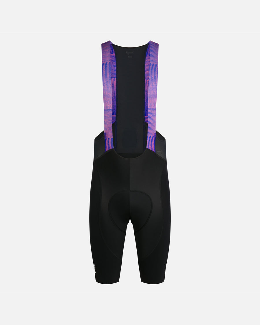 Patta x Rapha Men's Pro Team Bib Shorts (Flamingo Pink/Royal Blue/Black)