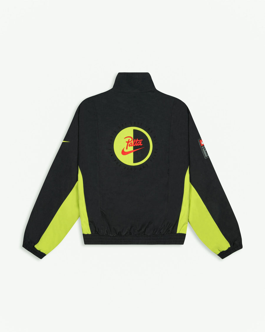 Patta x Nike NRG Track Jacket (Black/Cyber)