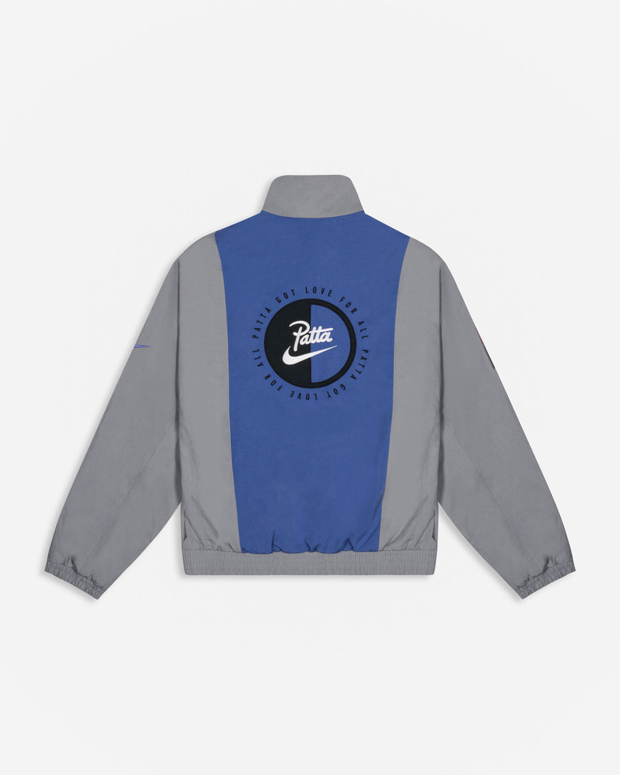 Patta x Nike NRG Track Jacket (Patricle Grey/Sapphire)