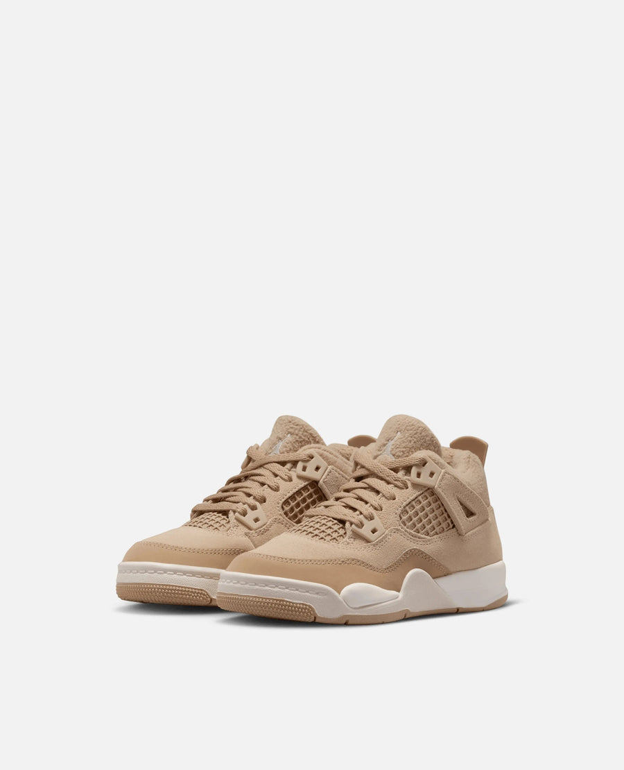 Nike Air Jordan (PS) 4 Retro Tex (Hemp/LT Orewood BRN) Jordan