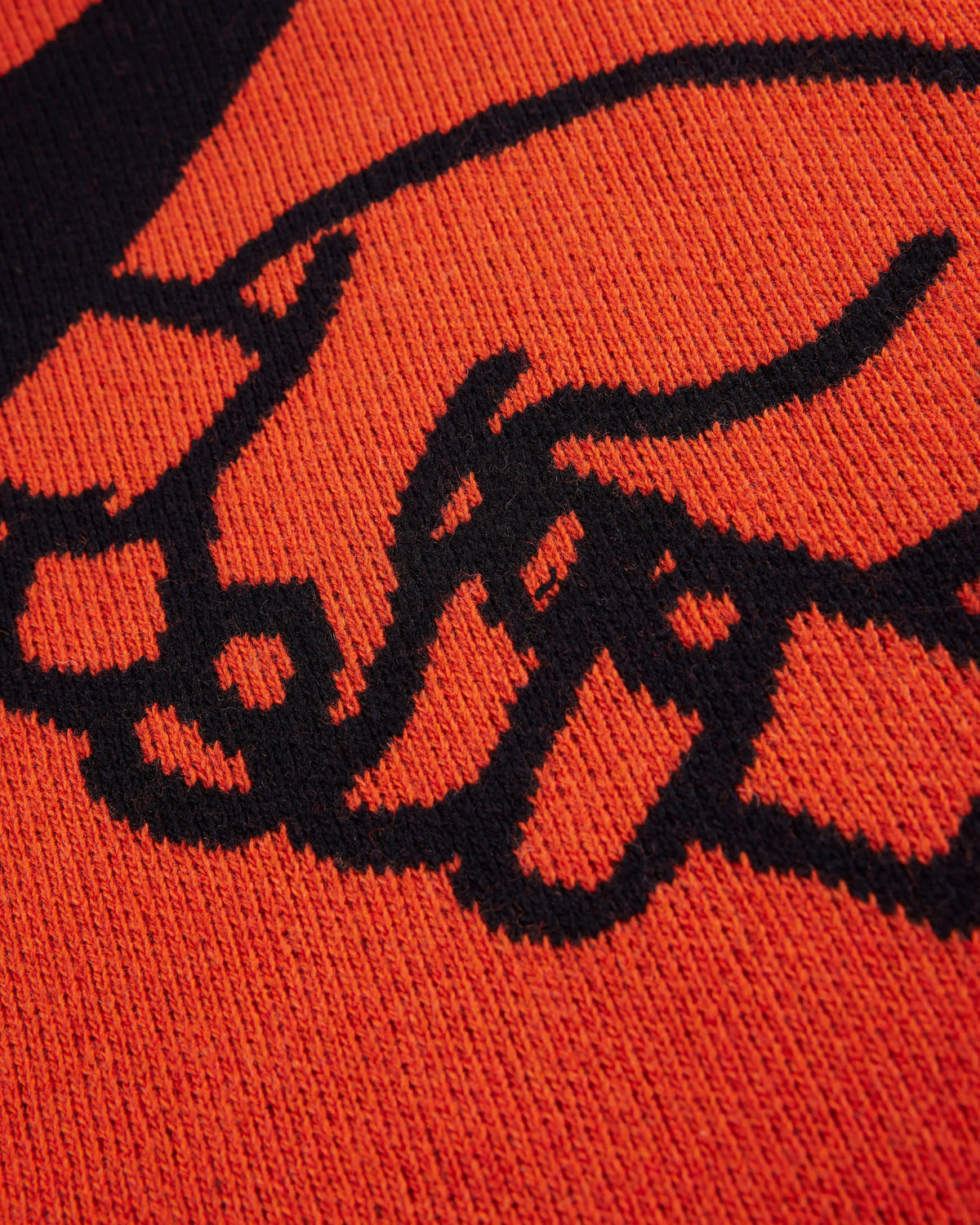 Patta x Carhartt Half-Zip Sweater (Safety Orange/Black) Patta x Carhartt