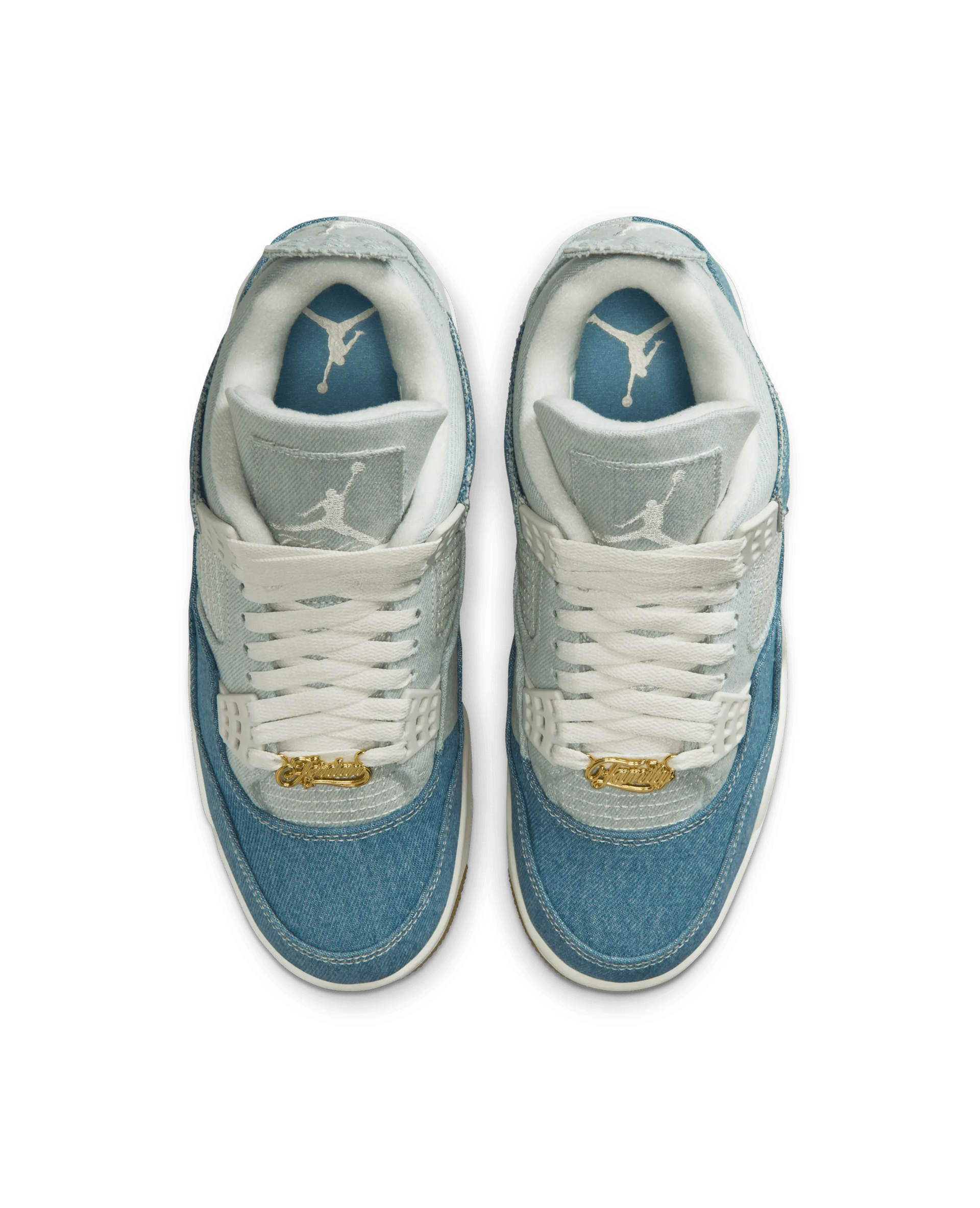 Nike WMNS Air Jordan 4 Retro Tex (Sail/Sail-Gum Light Brown-Worn Blue) Jordan