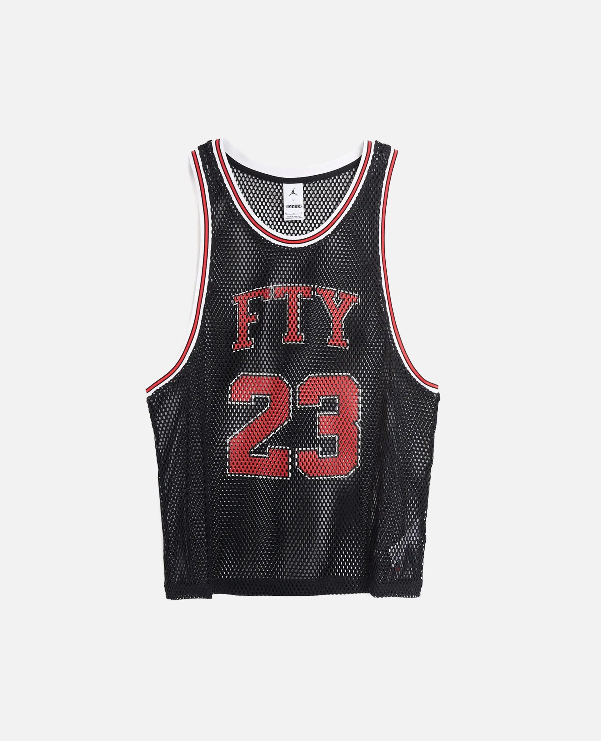 Nike Jordan x FTY Basketball Jersey (BLACK CRIMSON) Nike