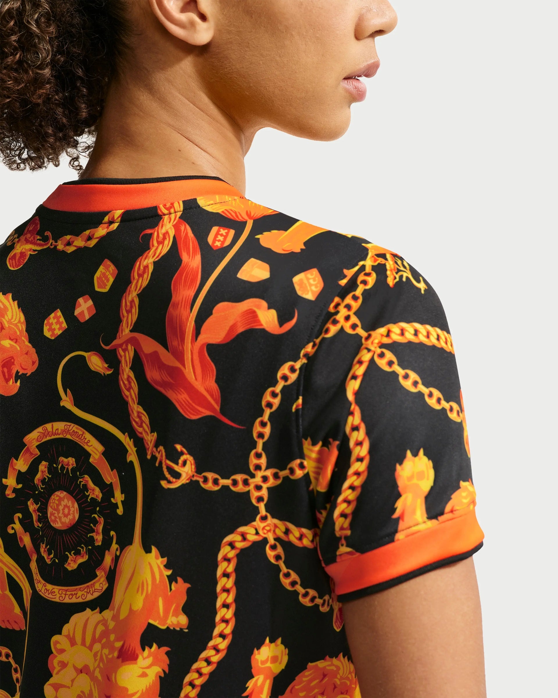 Patta x Nike KNVB Pre-Match Jersey WMNS (Black/Orange) Nike