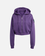 adidas Equipment Cropped Hoodie (Violet) adidas