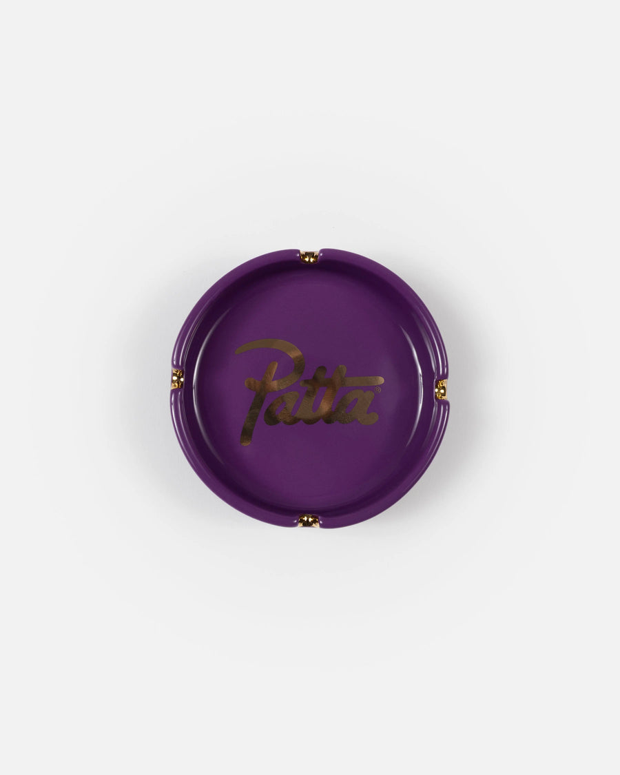 Patta Script Logo Ashtray (Deep Purple) Patta