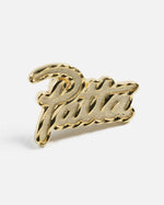 Patta Script Logo Plated Earring (Gold) Patta