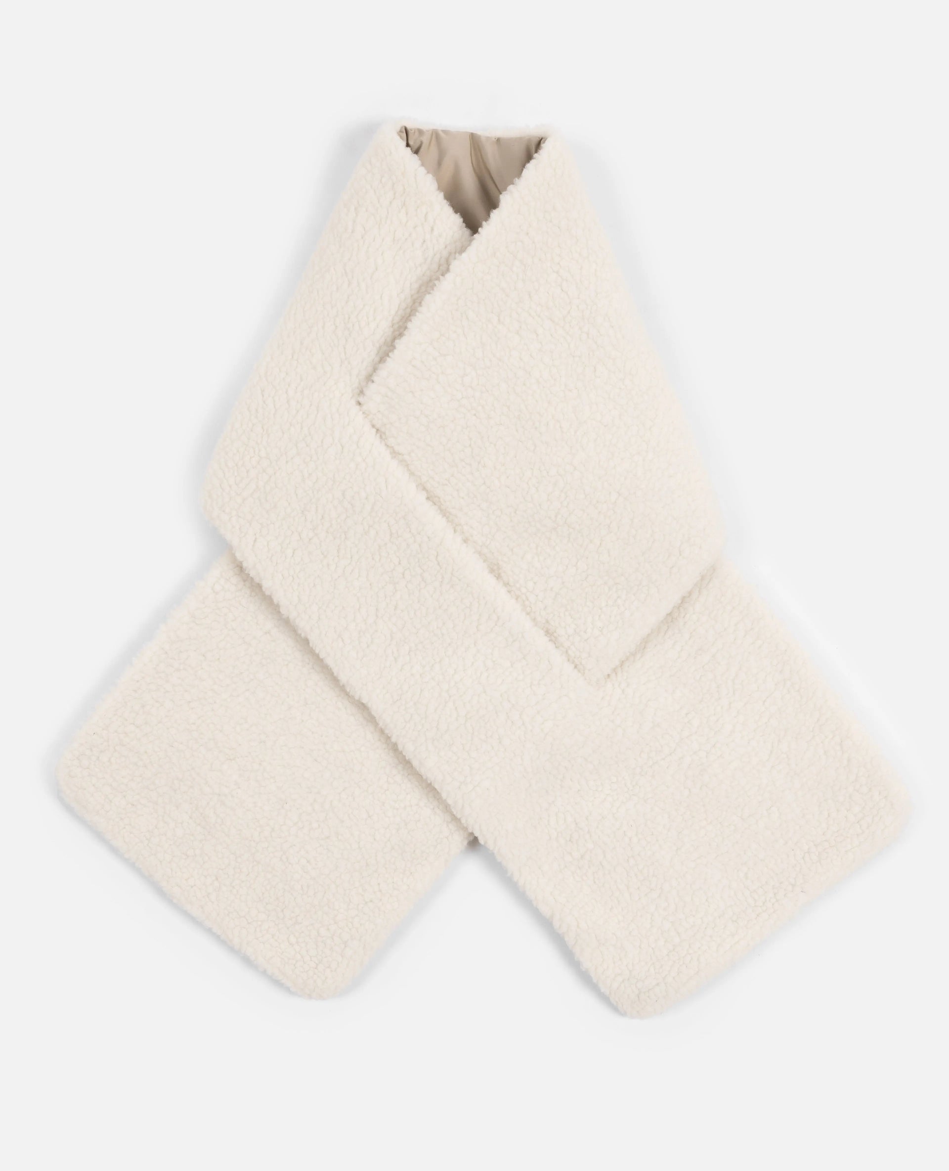 Patta Reversible Fleece Scarf (Cement/Sea Salt) Patta