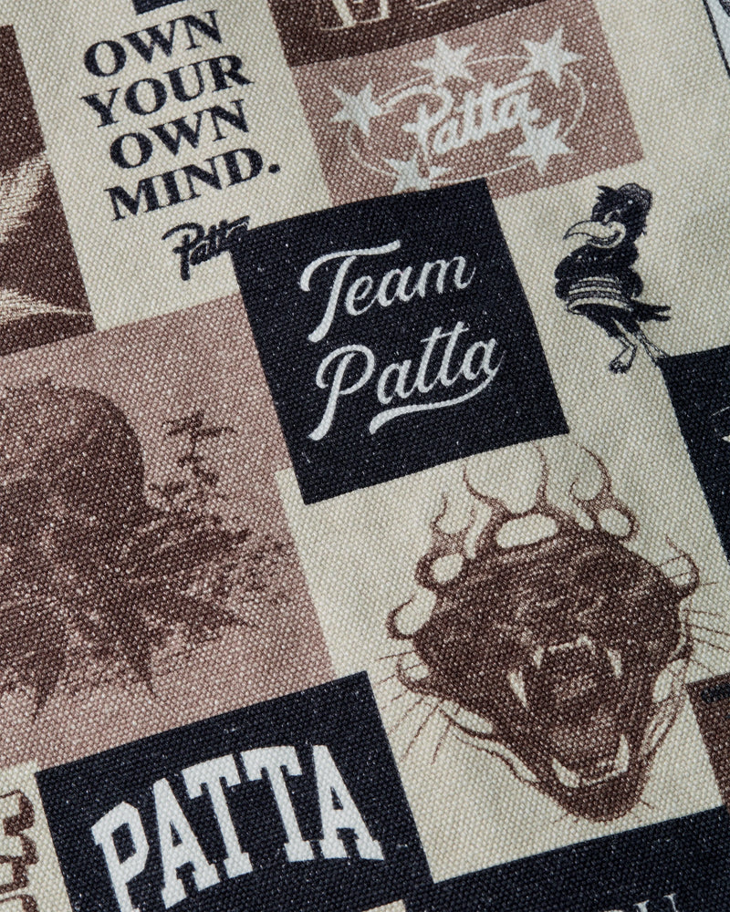 Patta Collage Insulated Canvas Jacket (Multi) Patta