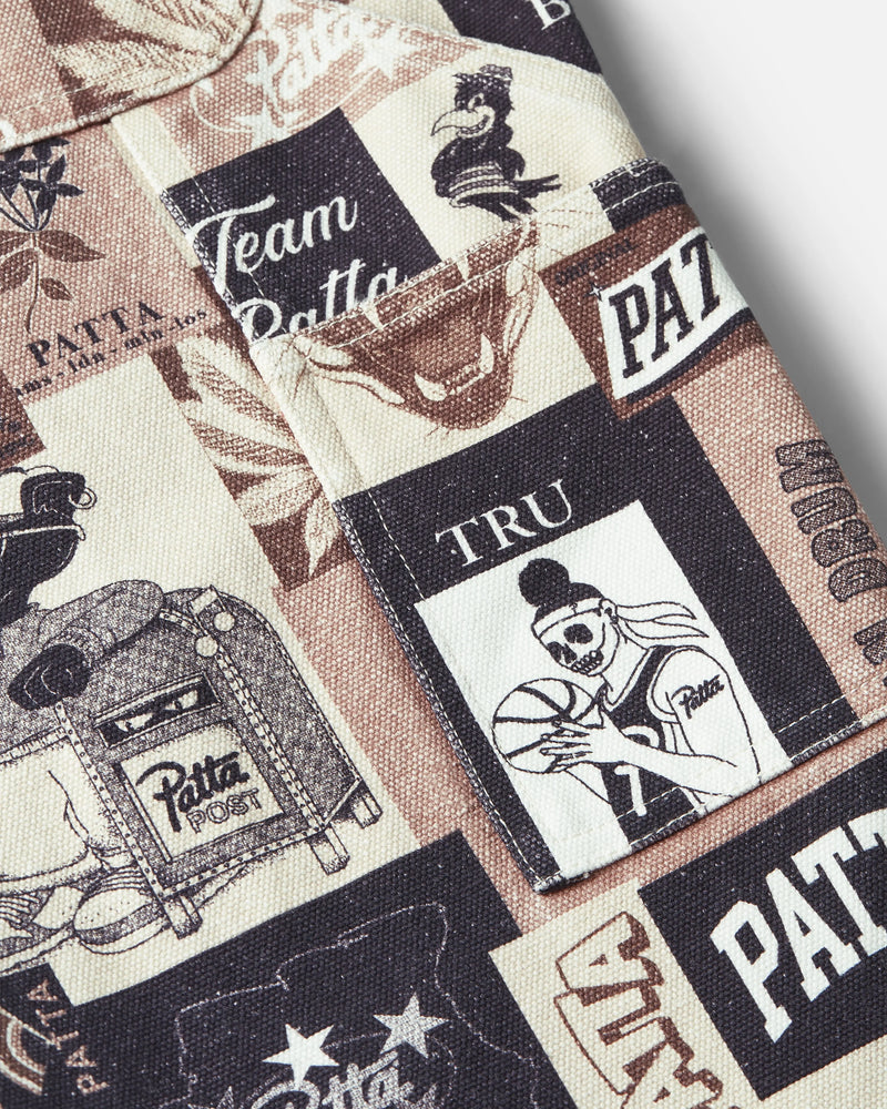 Patta Collage Canvas Pants (Multi) Patta
