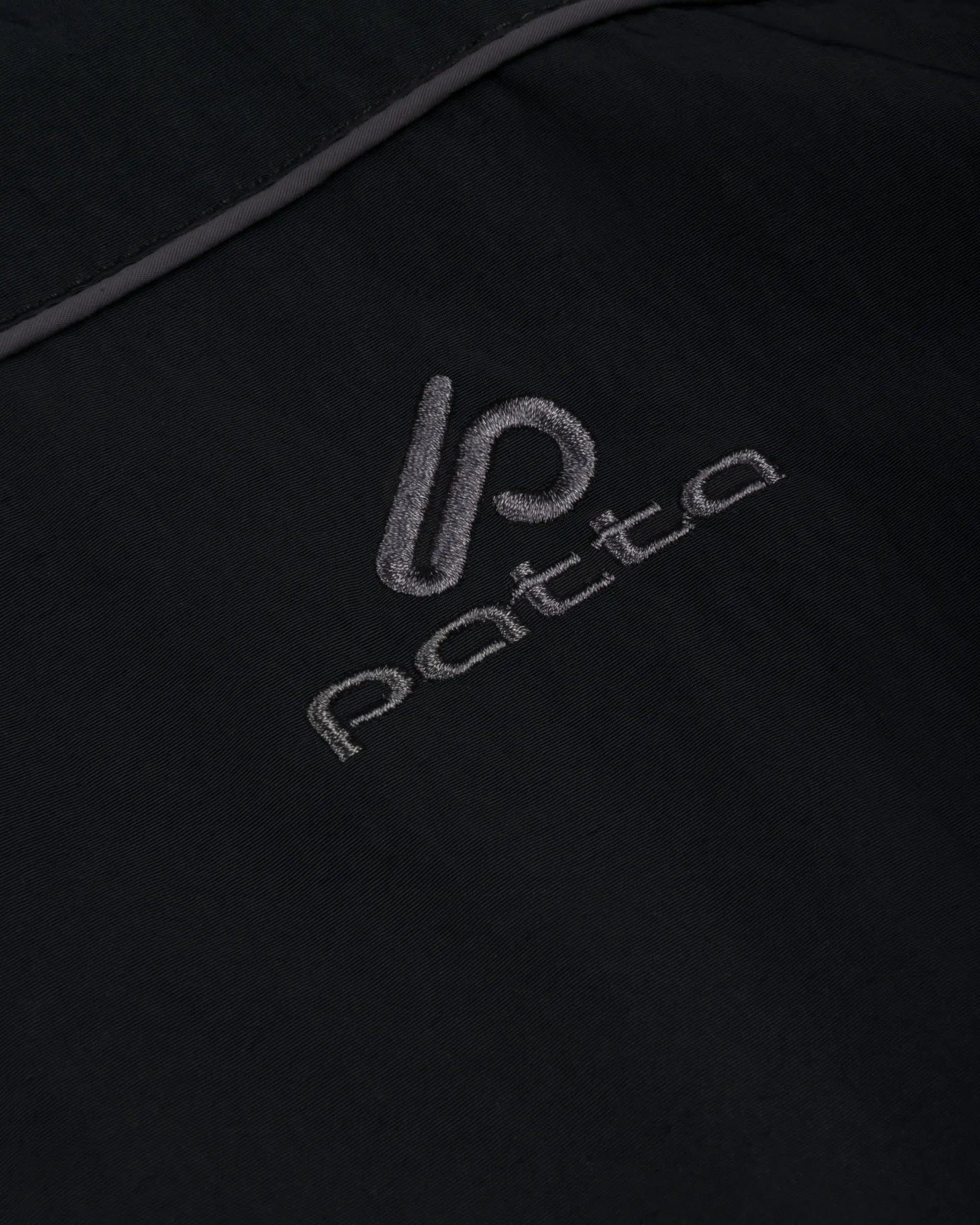 Patta Panelled Track Top (Black) Patta