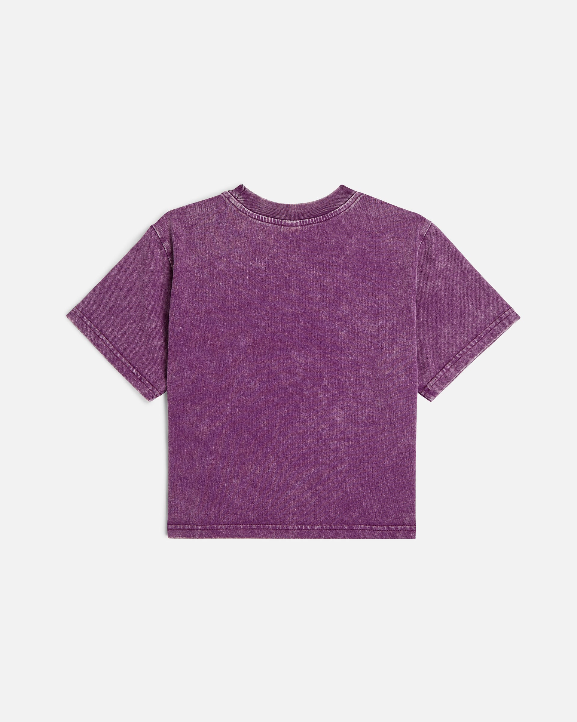 Patta Femme Acid Wash Baby T-Shirt (Dark Purple )