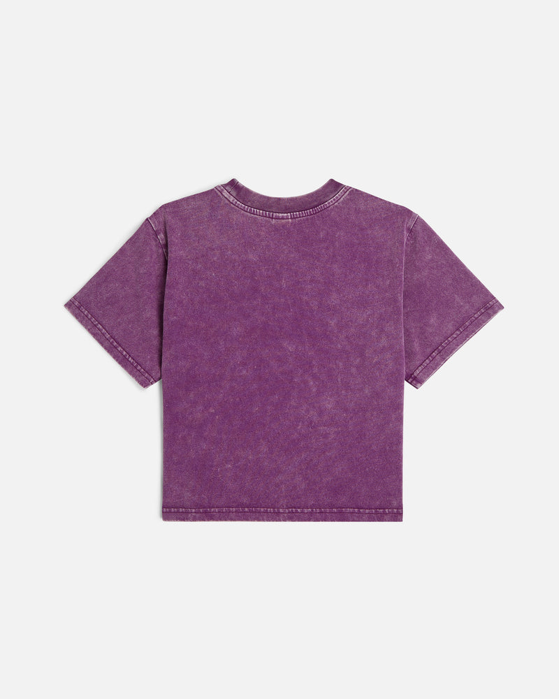 Patta Femme Acid Wash Baby T-Shirt (Dark Purple )