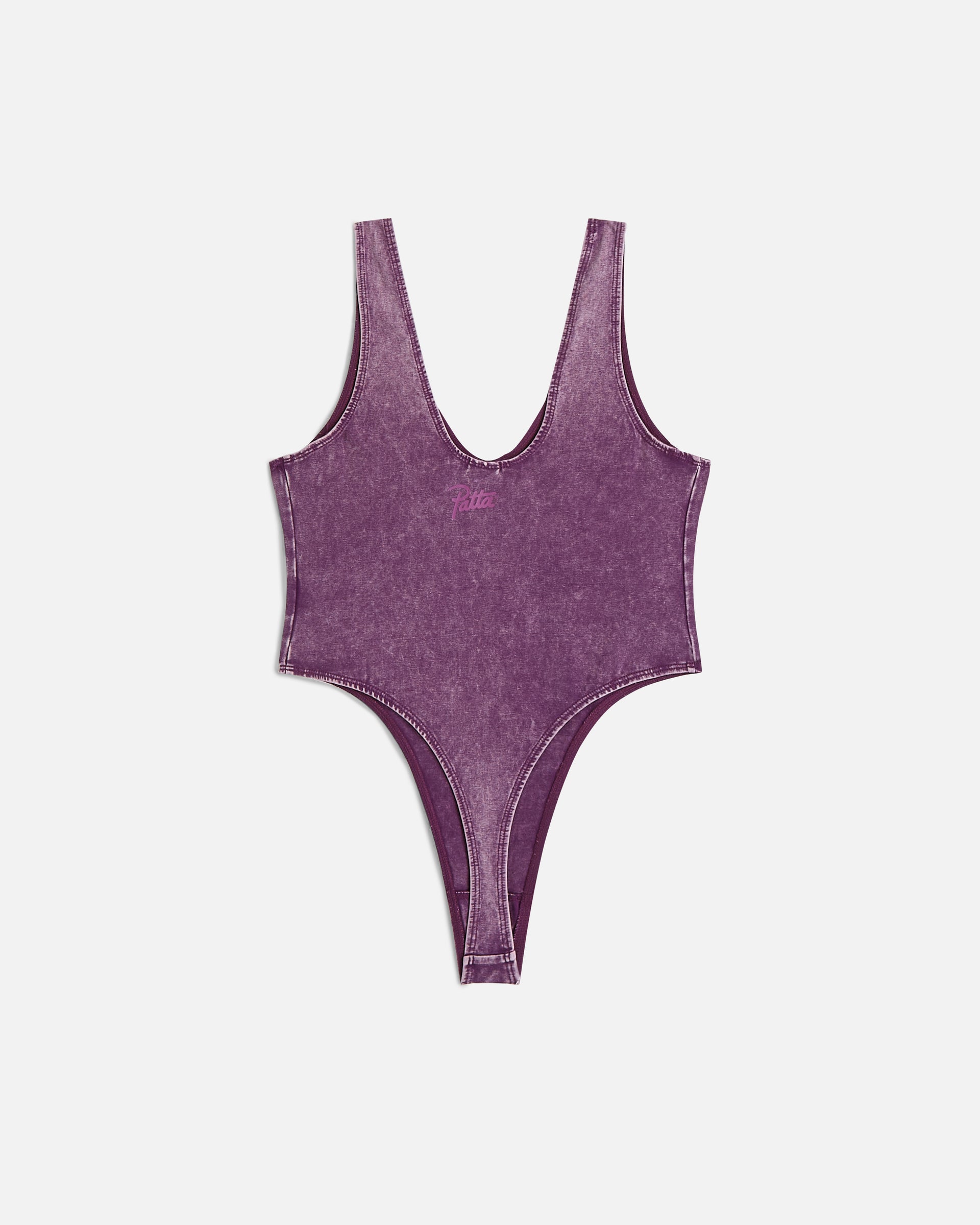 Patta Femme Acid Wash Bodysuit (Dark Purple)