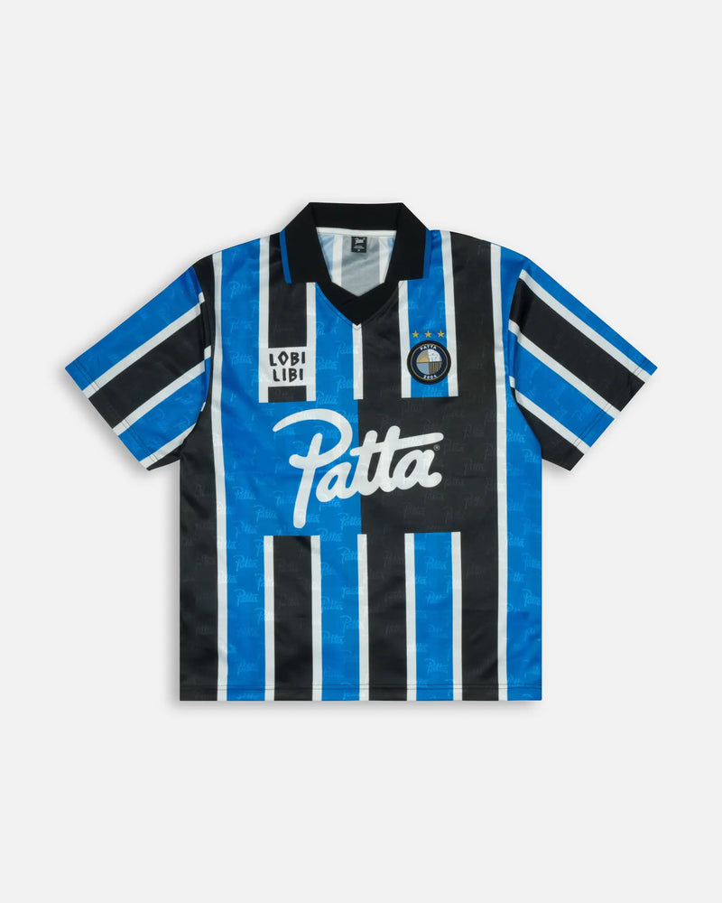 Patta Stripe Football Jersey (French Blue) Patta