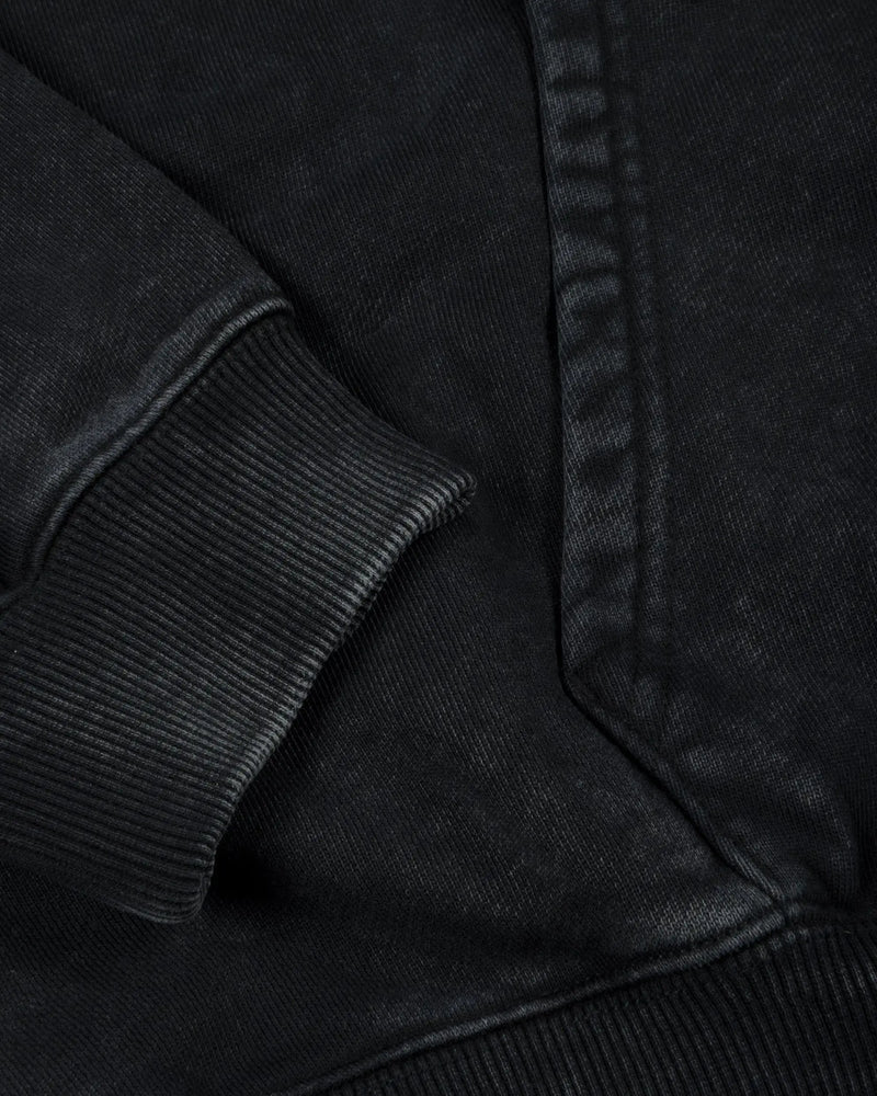 Patta Loopback Logo Zip Hooded Sweater (Moonless Night) Patta