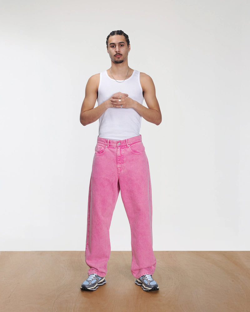 Patta Acid Wash Fuchsia Purple Denim Pants (Fuchsia Purple) Patta