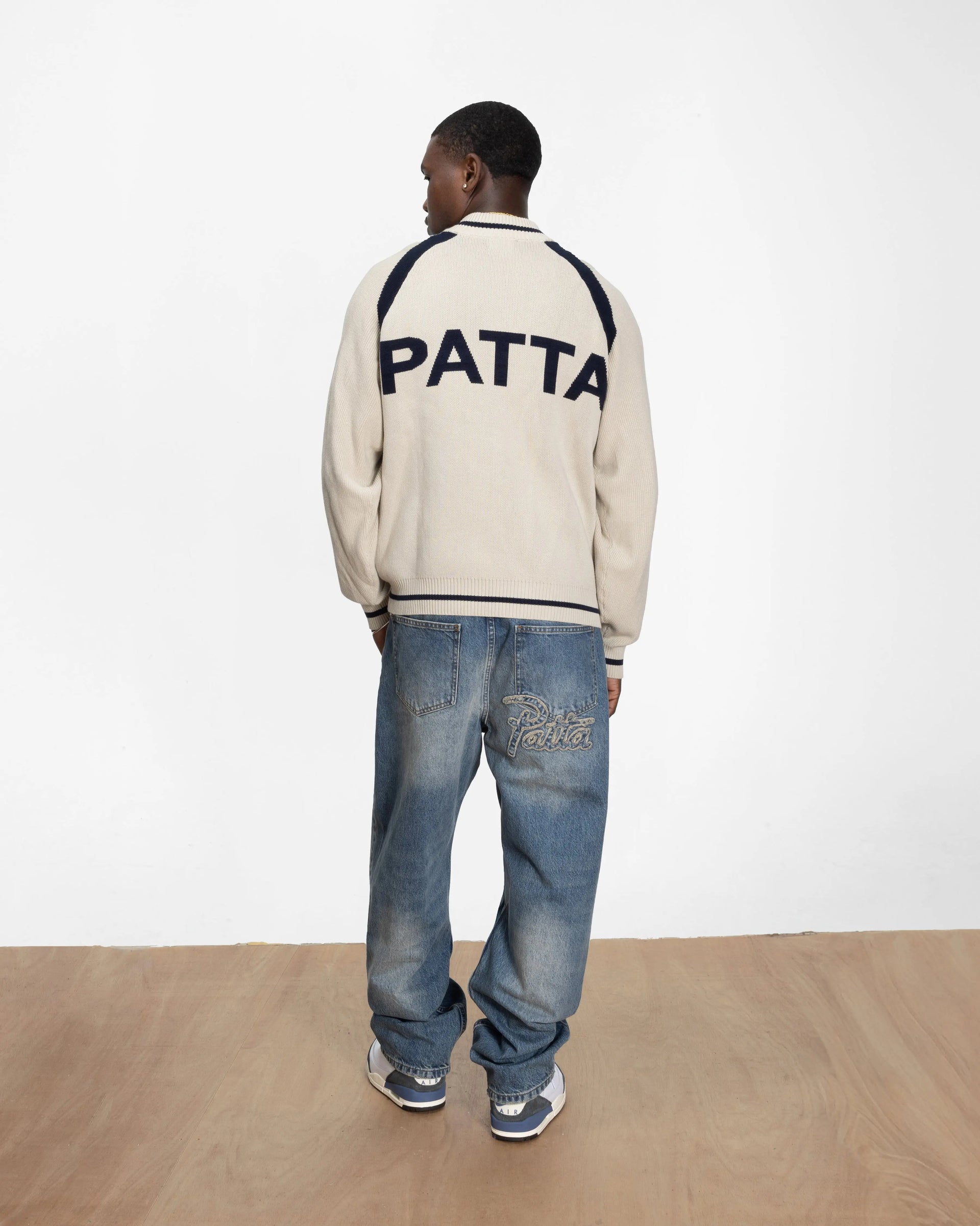 Patta Track Top Cardigan (Vaporous Grey) Patta