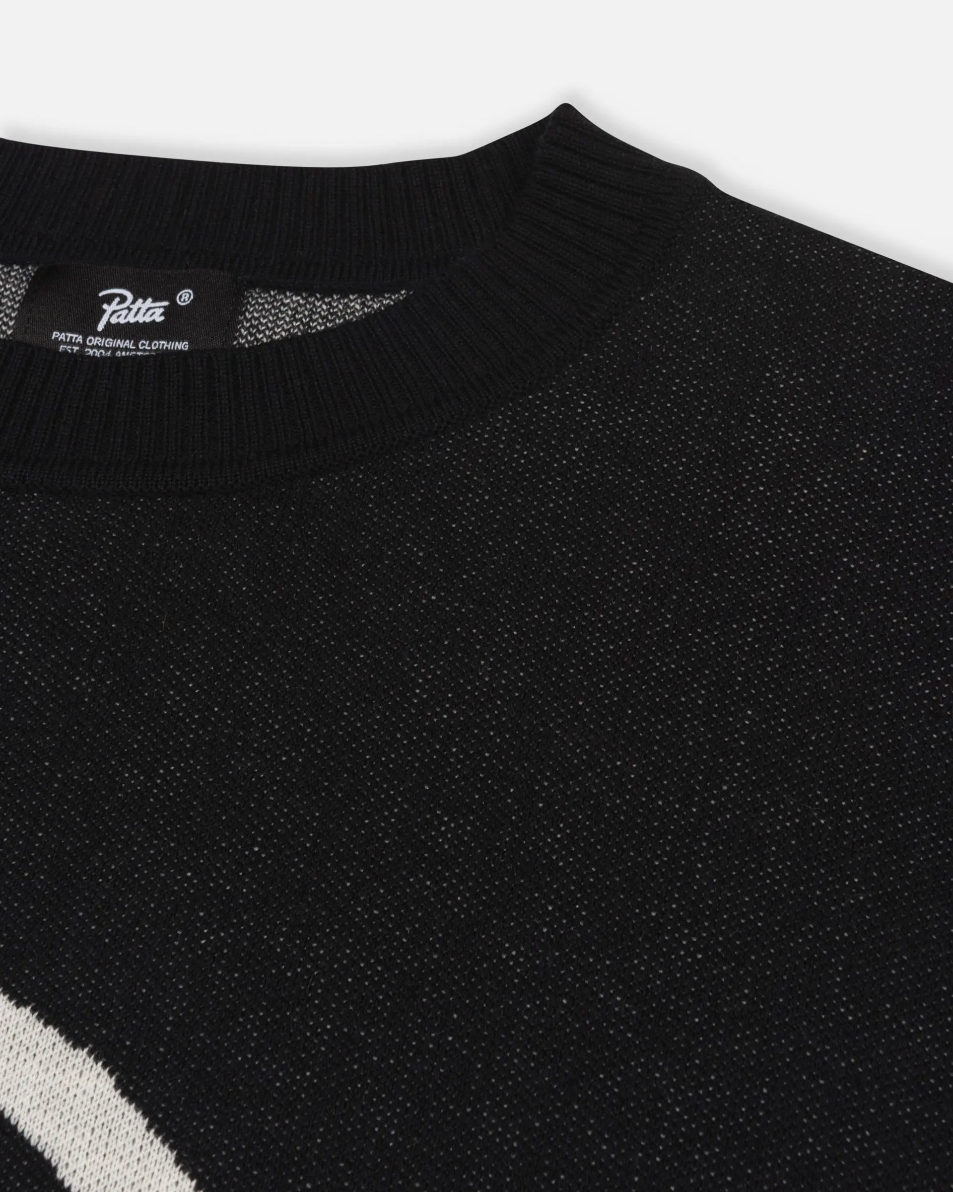 Patta Hearted Jumper (Black) Patta