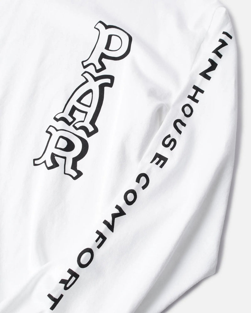 ByParra Your Face Long Sleeve T-shirt (White) - Patta