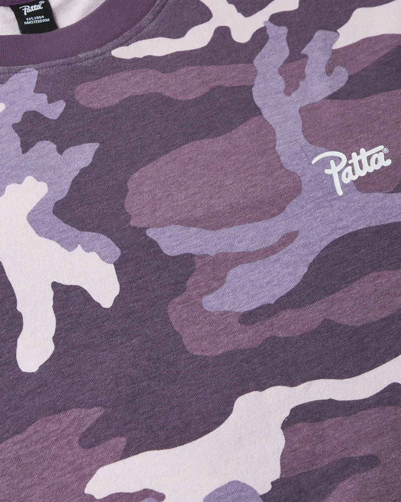 Patta Basic Woodland Camo T-Shirt (Navy Cosmos) - Patta