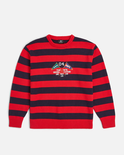 Patta Striped Flag Knitted Sweater (Multi) - Patta