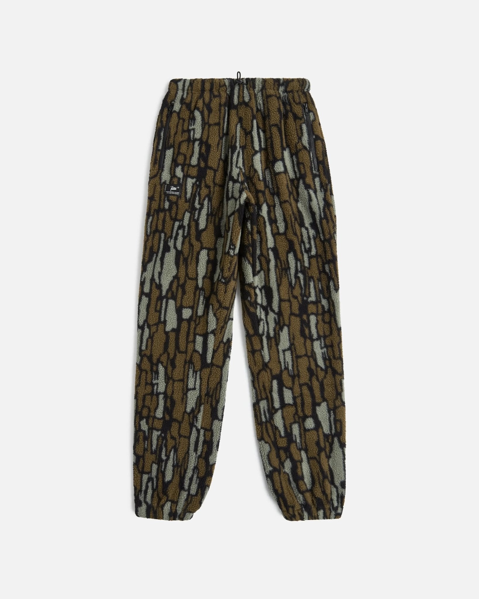 Patta Woodie Fleece Pants (Slate Black) - Patta