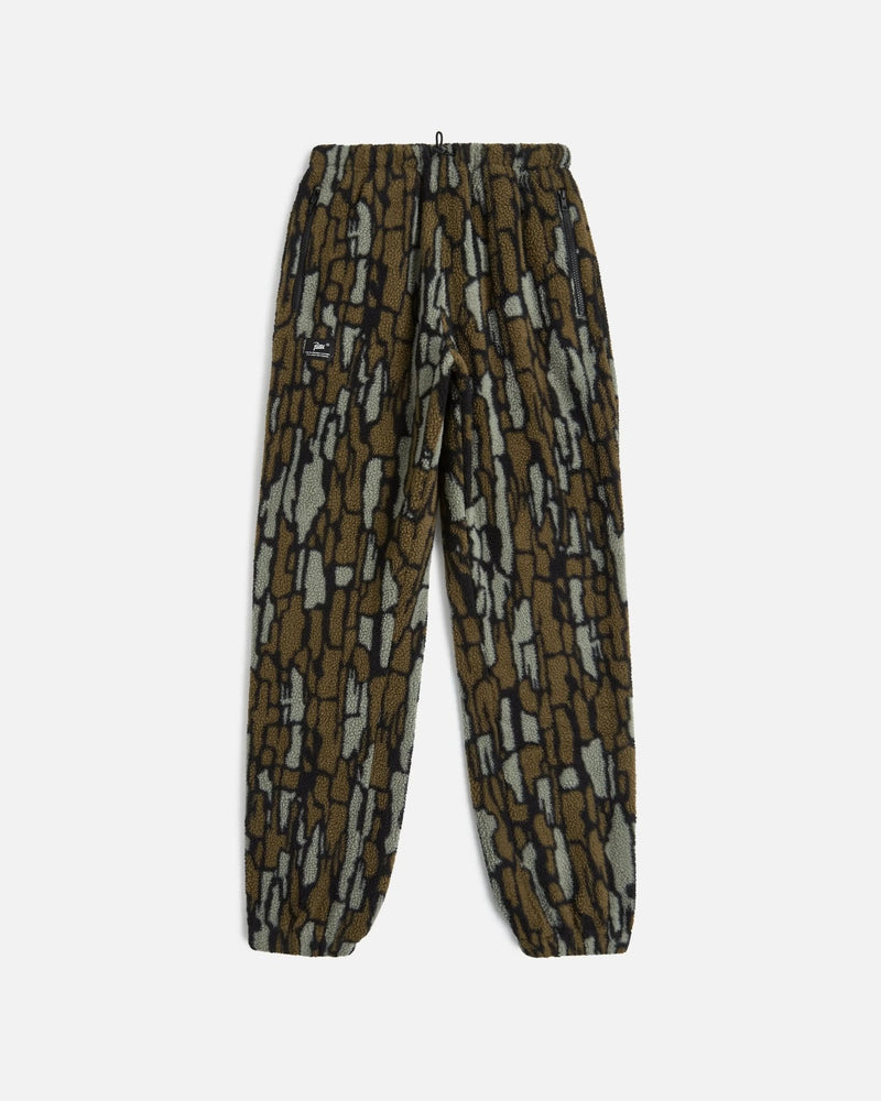 Patta Woodie Fleece Pants (Slate Black) - Patta